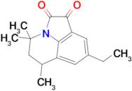 8-ethyl-4,4,6-trimethyl-5,6-dihydro-4H-pyrrolo[3,2,1-ij]quinoline-1,2-dione