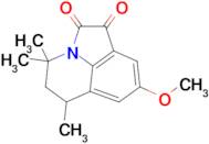 8-methoxy-4,4,6-trimethyl-5,6-dihydro-4H-pyrrolo[3,2,1-ij]quinoline-1,2-dione