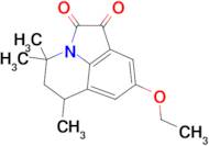 8-ethoxy-4,4,6-trimethyl-5,6-dihydro-4H-pyrrolo[3,2,1-ij]quinoline-1,2-dione