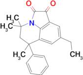 8-ethyl-4,4,6-trimethyl-6-phenyl-5,6-dihydro-4H-pyrrolo[3,2,1-ij]quinoline-1,2-dione