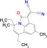 (4,6-diethyl-4,8-dimethyl-2-oxo-4H-pyrrolo[3,2,1-ij]quinolin-1(2H)-ylidene)malononitrile