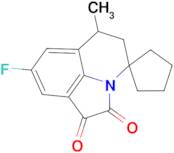 8'-fluoro-6'-methyl-5',6'-dihydrospiro[cyclopentane-1,4'-pyrrolo[3,2,1-ij]quinoline]-1',2'-dione