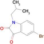 5-bromo-1-isobutyl-1H-indole-2,3-dione