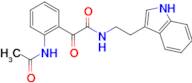 2-[2-(acetylamino)phenyl]-N-[2-(1H-indol-3-yl)ethyl]-2-oxoacetamide