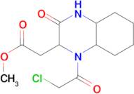 methyl [1-(chloroacetyl)-3-oxodecahydroquinoxalin-2-yl]acetate