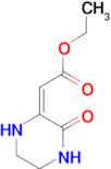 ethyl (2E)-(3-oxopiperazin-2-ylidene)acetate