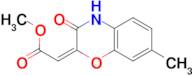 methyl (2E)-(7-methyl-3-oxo-3,4-dihydro-2H-1,4-benzoxazin-2-ylidene)acetate