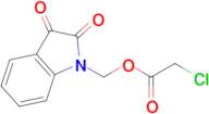 (2,3-dioxo-2,3-dihydro-1H-indol-1-yl)methyl chloroacetate