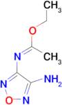 ethyl (1E)-N-(4-amino-1,2,5-oxadiazol-3-yl)ethanimidoate