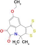 2-ethoxy-7,7-dimethyl-10-thioxo-7,10-dihydro[1,2]dithiolo[3,4-c]pyrrolo[3,2,1-ij]quinoline-4,5-dio…