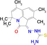 (1E)-4,4,6,8,9-pentamethyl-4H-pyrrolo[3,2,1-ij]quinoline-1,2-dione 1-thiosemicarbazone