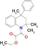 ethyl oxo(2,2,4-trimethyl-4-phenyl-3,4-dihydroquinolin-1(2H)-yl)acetate