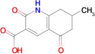 7-methyl-2,5-dioxo-1,2,5,6,7,8-hexahydroquinoline-3-carboxylic acid