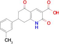 7-(3-methylphenyl)-2,5-dioxo-1,2,5,6,7,8-hexahydroquinoline-3-carboxylic acid