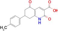 7-(4-methylphenyl)-2,5-dioxo-1,2,5,6,7,8-hexahydroquinoline-3-carboxylic acid