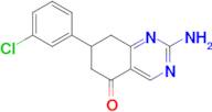 2-amino-7-(3-chlorophenyl)-7,8-dihydroquinazolin-5(6H)-one