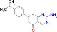 2-amino-7-(4-isopropylphenyl)-7,8-dihydroquinazolin-5(6H)-one