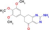 2-amino-7-(3,4,5-trimethoxyphenyl)-7,8-dihydroquinazolin-5(6H)-one