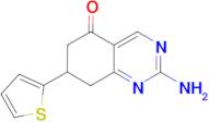 2-amino-7-(2-thienyl)-7,8-dihydroquinazolin-5(6H)-one