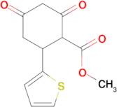 methyl 2,4-dioxo-6-(2-thienyl)cyclohexanecarboxylate