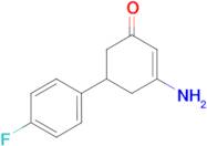 3-amino-5-(4-fluorophenyl)cyclohex-2-en-1-one