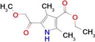 ethyl 5-(methoxyacetyl)-2,4-dimethyl-1H-pyrrole-3-carboxylate