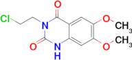 3-(2-chloroethyl)-6,7-dimethoxyquinazoline-2,4(1H,3H)-dione