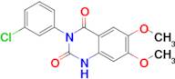 3-(3-chlorophenyl)-6,7-dimethoxyquinazoline-2,4(1H,3H)-dione