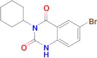 6-bromo-3-cyclohexylquinazoline-2,4(1H,3H)-dione