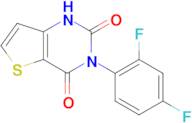 3-(2,4-difluorophenyl)thieno[3,2-d]pyrimidine-2,4(1H,3H)-dione