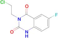 3-(2-chloroethyl)-6-fluoroquinazoline-2,4(1H,3H)-dione