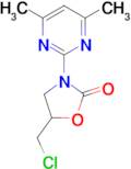 5-(chloromethyl)-3-(4,6-dimethylpyrimidin-2-yl)-1,3-oxazolidin-2-one