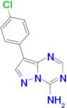 8-(4-chlorophenyl)pyrazolo[1,5-a][1,3,5]triazin-4-amine