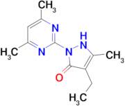 1-(4,6-dimethylpyrimidin-2-yl)-4-ethyl-3-methyl-1H-pyrazol-5-ol