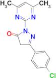 3-(4-chlorophenyl)-1-(4,6-dimethylpyrimidin-2-yl)-1H-pyrazol-5-ol