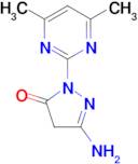 5-amino-2-(4,6-dimethylpyrimidin-2-yl)-2,4-dihydro-3H-pyrazol-3-one