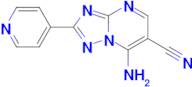 7-amino-2-pyridin-4-yl[1,2,4]triazolo[1,5-a]pyrimidine-6-carbonitrile