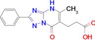 3-(5-methyl-7-oxo-2-phenyl-4,7-dihydro[1,2,4]triazolo[1,5-a]pyrimidin-6-yl)propanoic acid