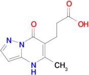 3-(5-methyl-7-oxo-4,7-dihydropyrazolo[1,5-a]pyrimidin-6-yl)propanoic acid