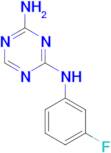 N-(3-fluorophenyl)-1,3,5-triazine-2,4-diamine