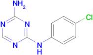 N-(4-chlorophenyl)-1,3,5-triazine-2,4-diamine