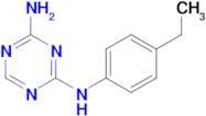 N-(4-ethylphenyl)-1,3,5-triazine-2,4-diamine