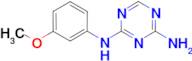 N-(3-methoxyphenyl)-1,3,5-triazine-2,4-diamine