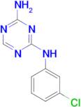 N-(3-chlorophenyl)-1,3,5-triazine-2,4-diamine