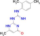 N-(2,4-dimethylphenyl)-N'-(6-methyl-4-oxo-1,4-dihydropyrimidin-2-yl)guanidine