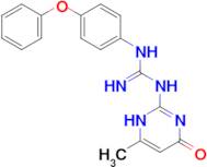 N-(6-methyl-4-oxo-1,4-dihydropyrimidin-2-yl)-N'-(4-phenoxyphenyl)guanidine