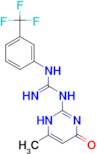 N-(6-methyl-4-oxo-1,4-dihydropyrimidin-2-yl)-N'-[3-(trifluoromethyl)phenyl]guanidine