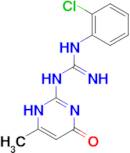 N-(2-chlorophenyl)-N'-(6-methyl-4-oxo-1,4-dihydropyrimidin-2-yl)guanidine