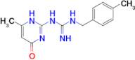N-(4-methylbenzyl)-N'-(6-methyl-4-oxo-1,4-dihydropyrimidin-2-yl)guanidine