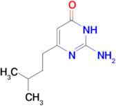 2-amino-6-(3-methylbutyl)pyrimidin-4(3H)-one